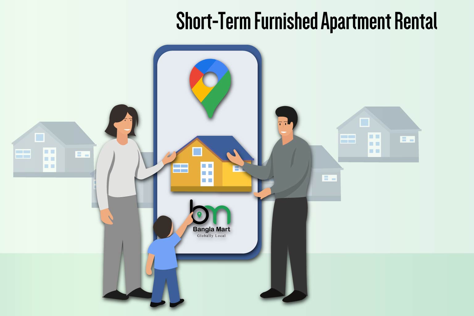 Short-term furnished apartment rental