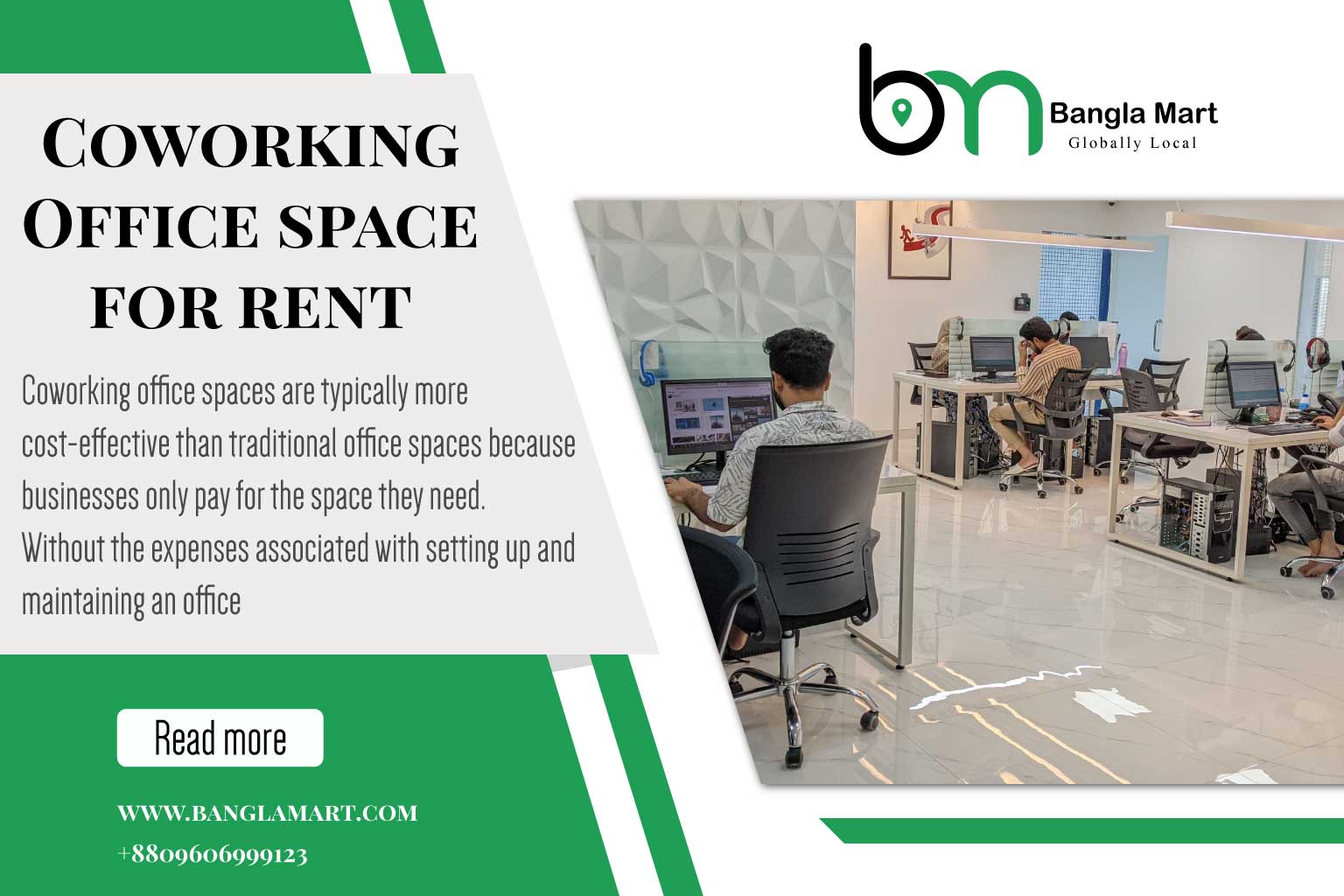 Coworking Office space for rents